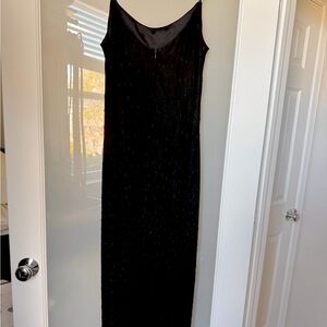 Formal Black Gown with Sequins